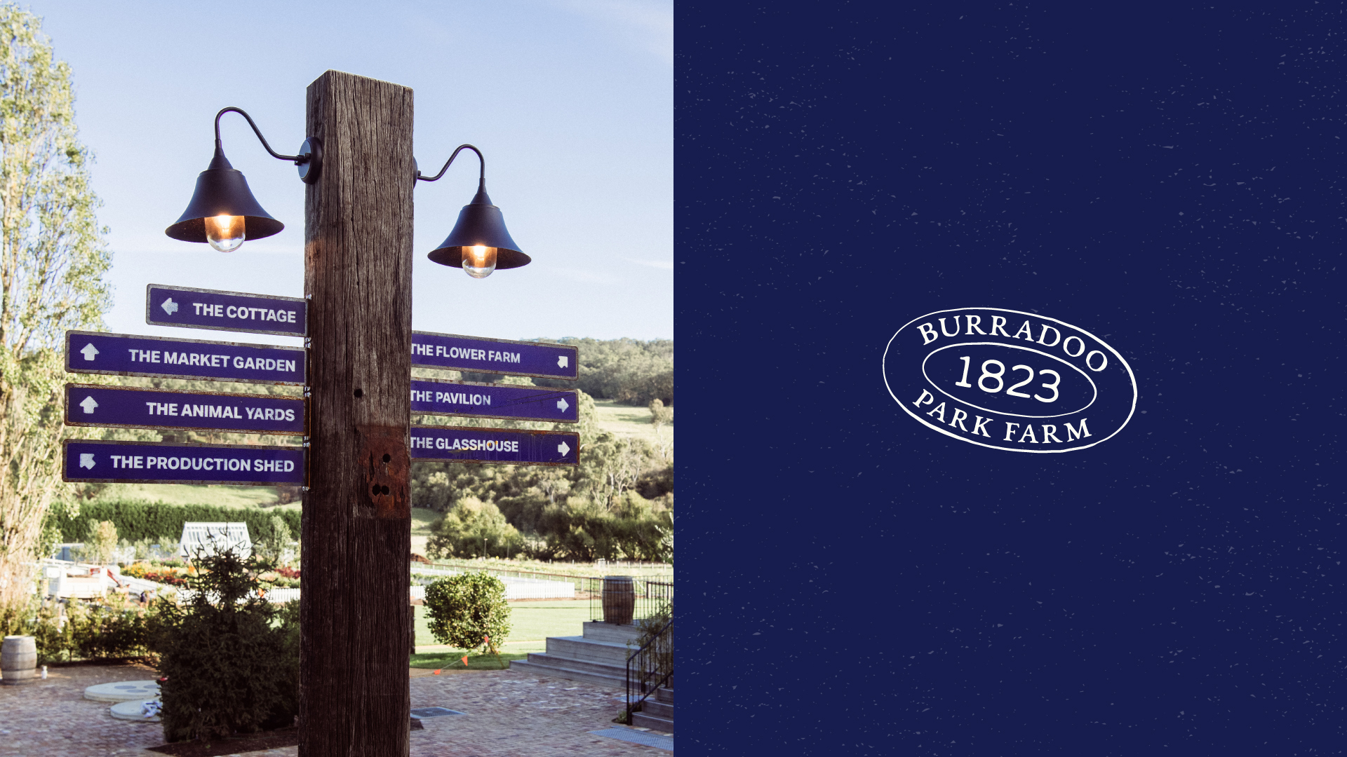 Burradoo Park Farm Logo Animation Southern Highlands Australia Three Blue Ducks Best Restaurant Branding Marketing