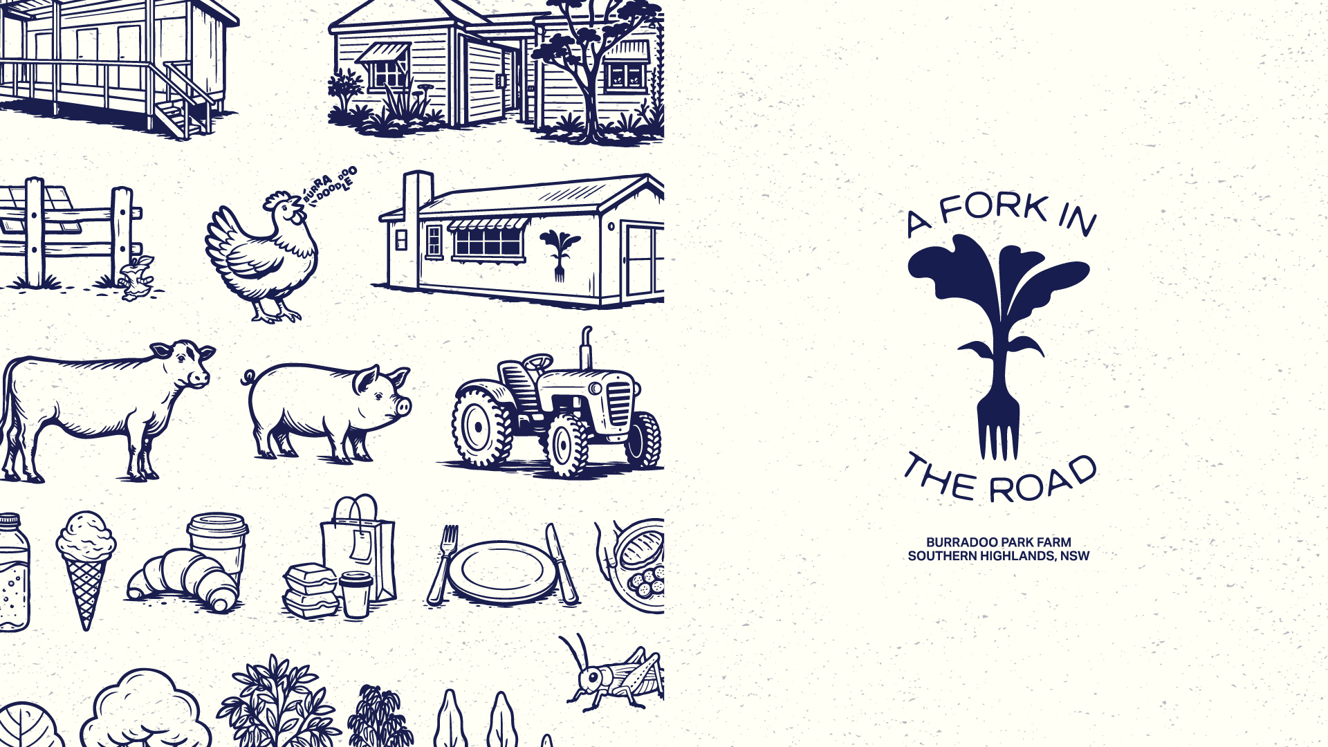Burradoo Park Farm Logo Animation Southern Highlands Australia Three Blue Ducks Best Restaurant Branding Marketing