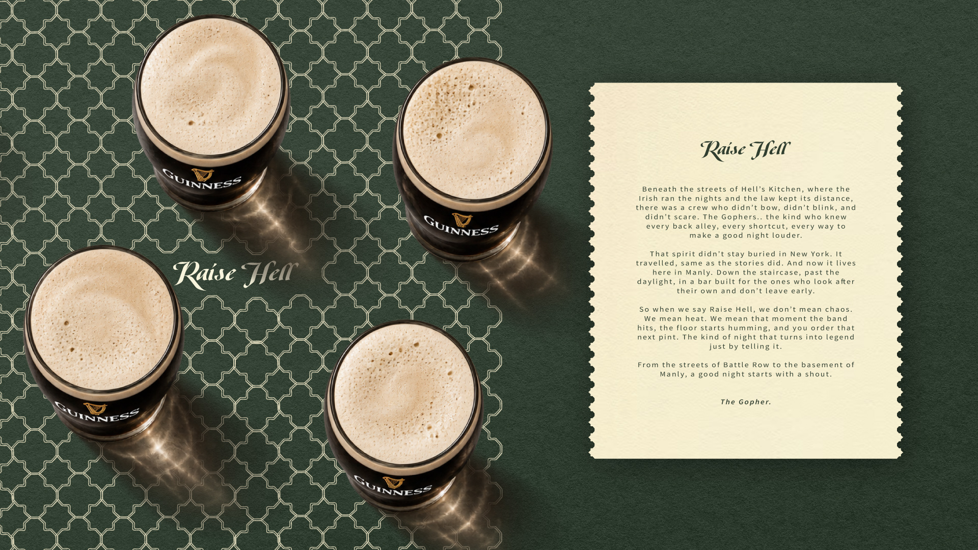 The Gopher Manly Bar Design Architecture Brand Development Social Media Agency
